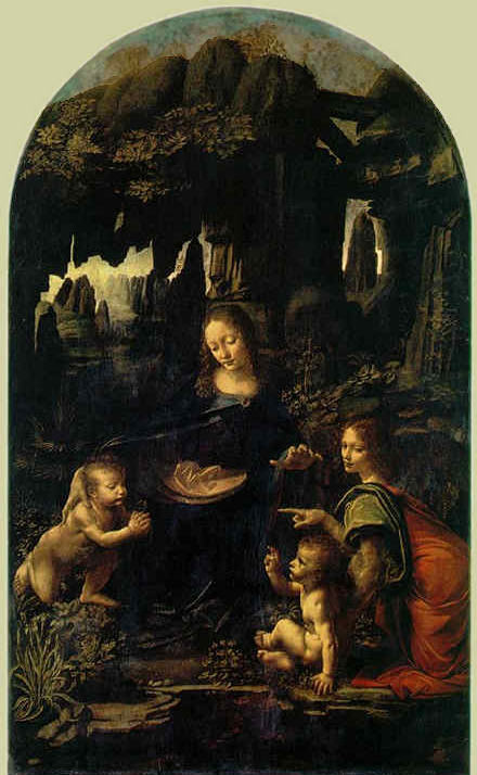 Leonardo Da Vinci Virgin Of The Rocks