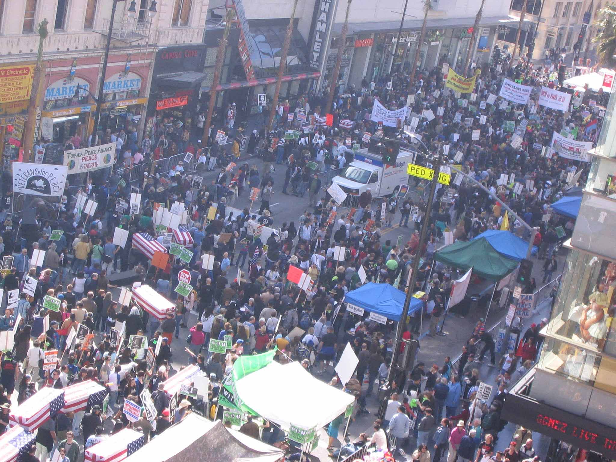 Los Angeles Iraq War Protest March 18 2006