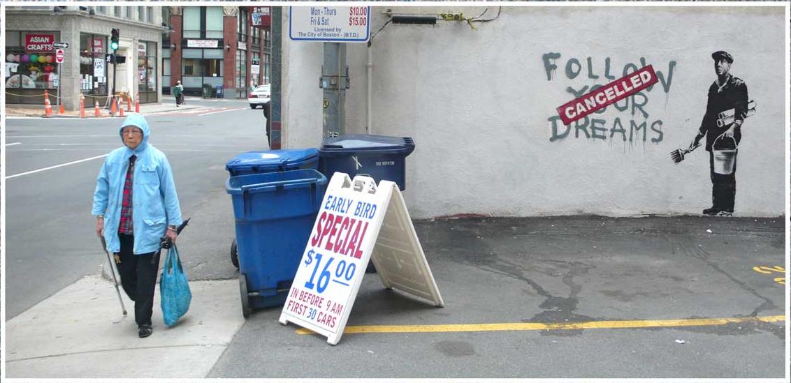 Banksy Follow Your Dreams Cancelled